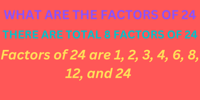 Factors Of 24