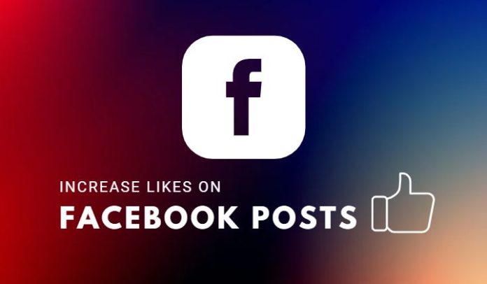Increase likes on Facebook posts