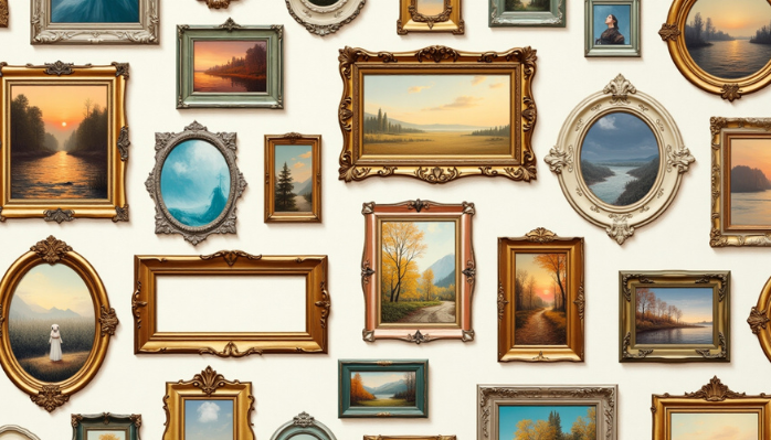 Picture Frame Collage Walls