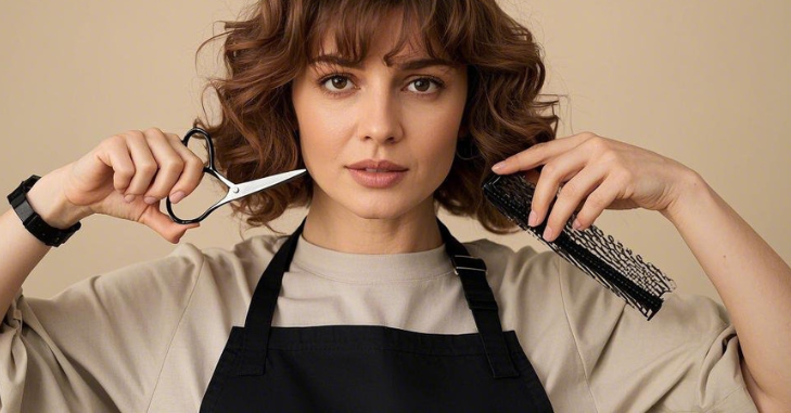 Curl care products after cut