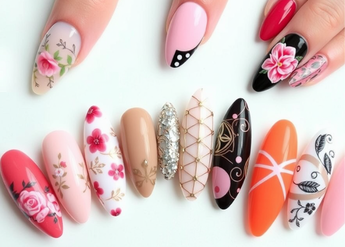 Almond-Shaped Nails