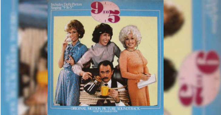 Scene from 9 to 5 featuring Dolly Parton